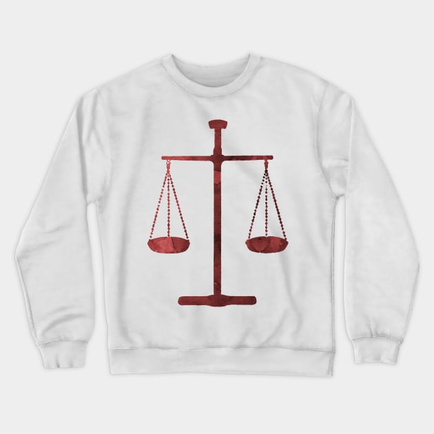 Scales of justice Crewneck Sweatshirt by BittenByErmines